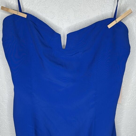 NWT Superdown Revolve Isidora Strapless Mini Dress in Blue XL - Picture 4 of 13